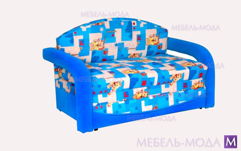 детский диван Димочка - Д. Модель на фото представлена в ткани 5 группы