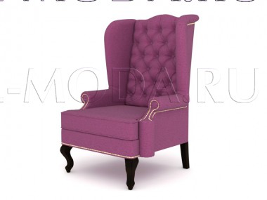 кресло Английское кресло с ушами Дизайн 2