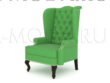 кресло Английское кресло с ушами Дизайн 4